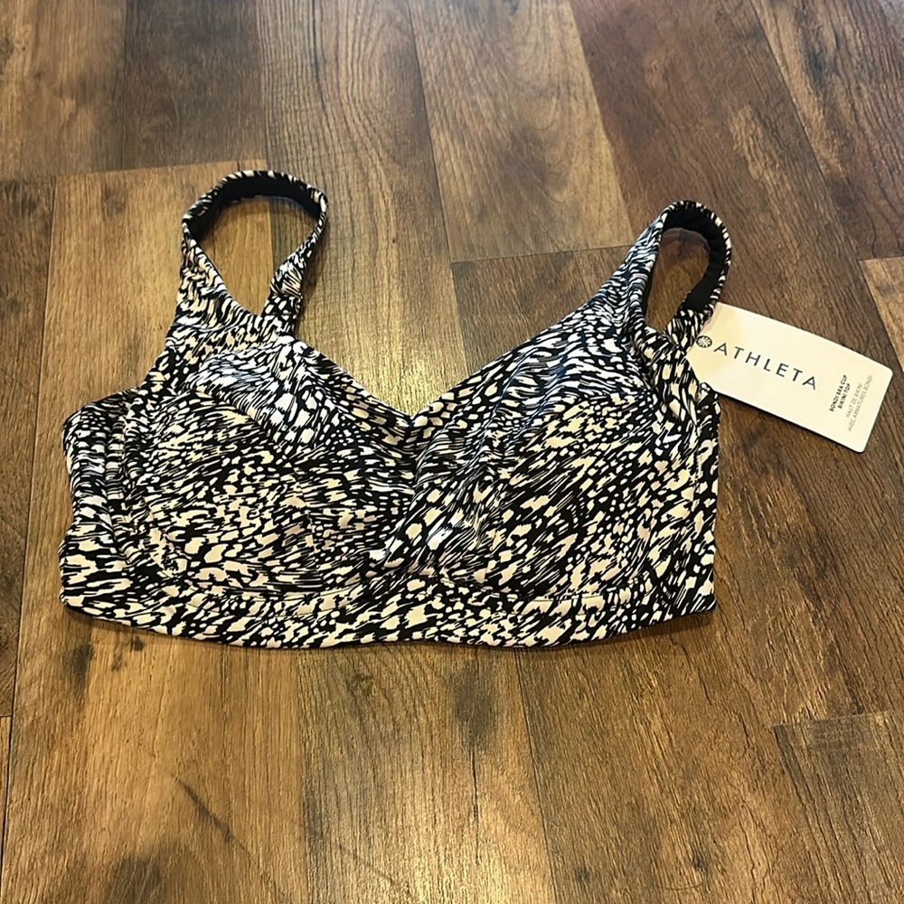 Athleta Bondi Bra Cup Bikini Top 32D/DD NWT
